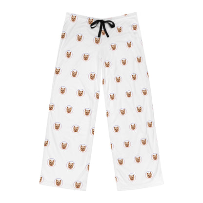 Yorkie Face Men's Pajama Pants - Cozy Sleepwear with Peanut Design