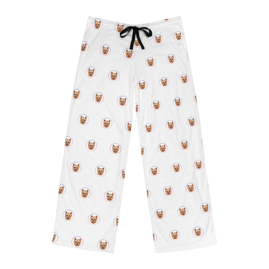 Yorkie Face Men's Pajama Pants - Cozy Sleepwear with Peanut Design